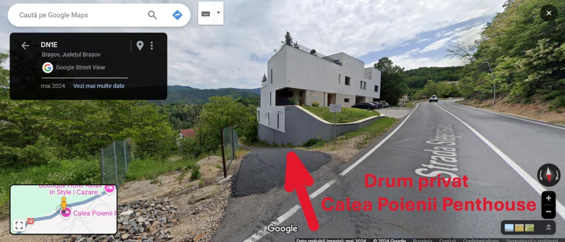 Calea Poienii Penthouse Lägenhet Braşov Exteriör bild
